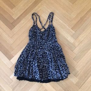 Urban Outfitters Black Floral Dress